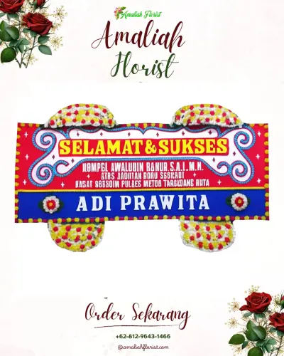 Karangan Bunga Ucapan Selamat di Sukawati